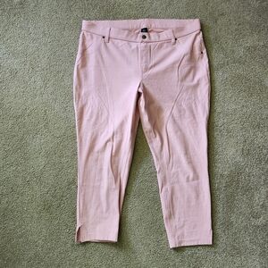 Hue Pink Crop Legging Xl